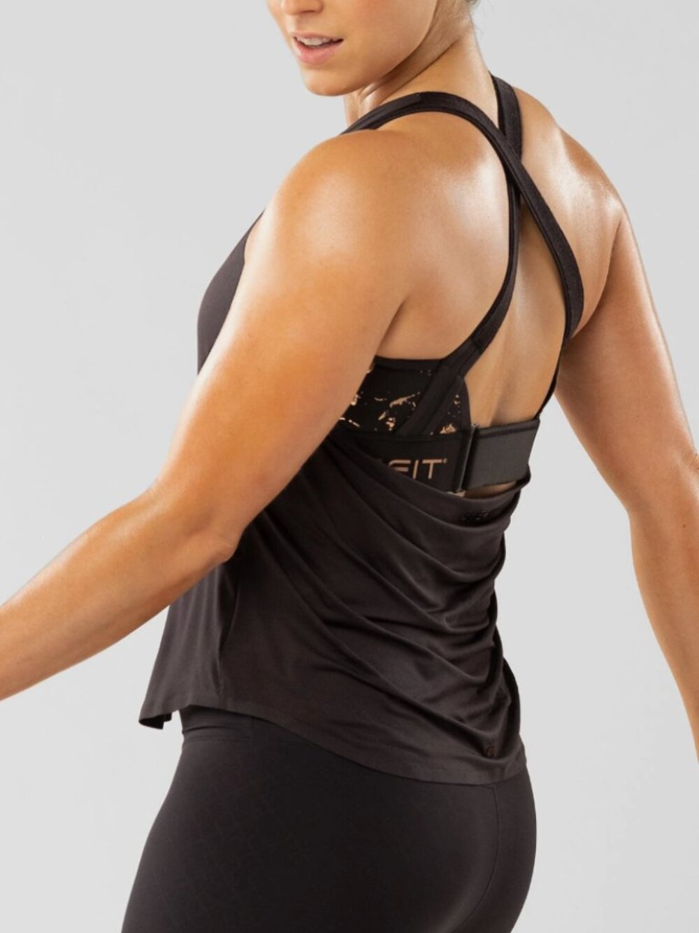 Black SHEFIT Clip Tank Size M